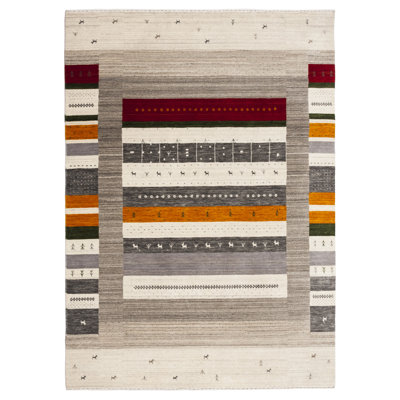 Chipman Striped Hand Woven Area Rug