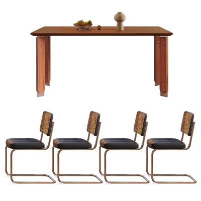Table de salle à manger rétro et élégante