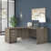 Bush Business Furniture Studio C L Shaped Desk with Mobile File Cabinet and Return