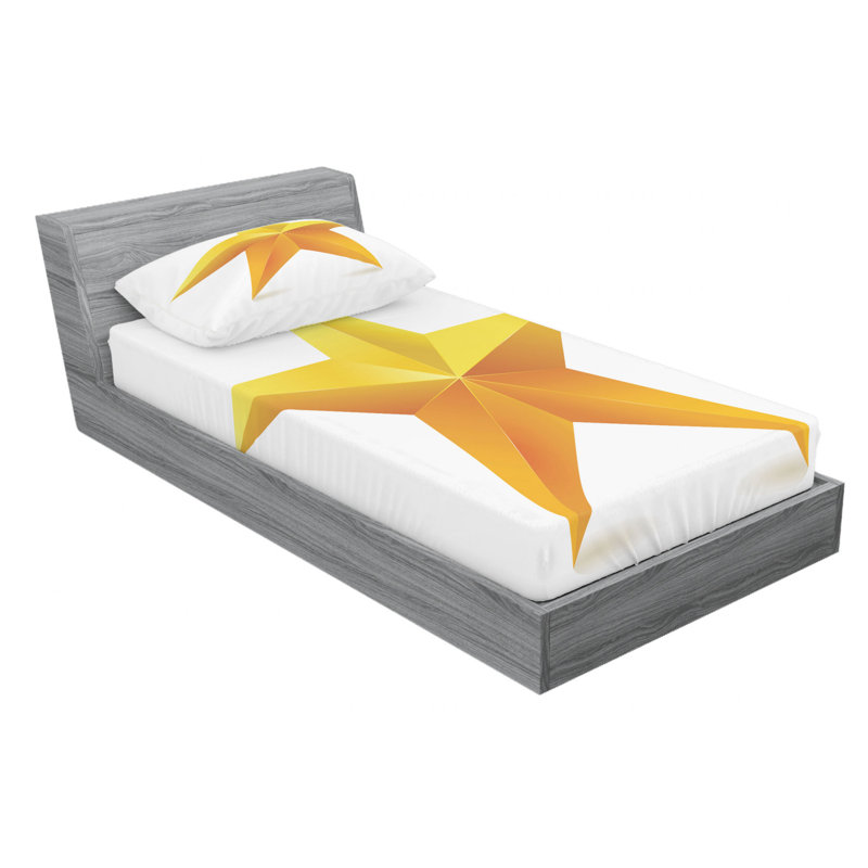 Microfiber Sheet Set, Twin Sheet Set with Fitted Sheet
