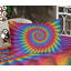 Multicolore drap-housse et coussin décoratif Ambesonne-106800427