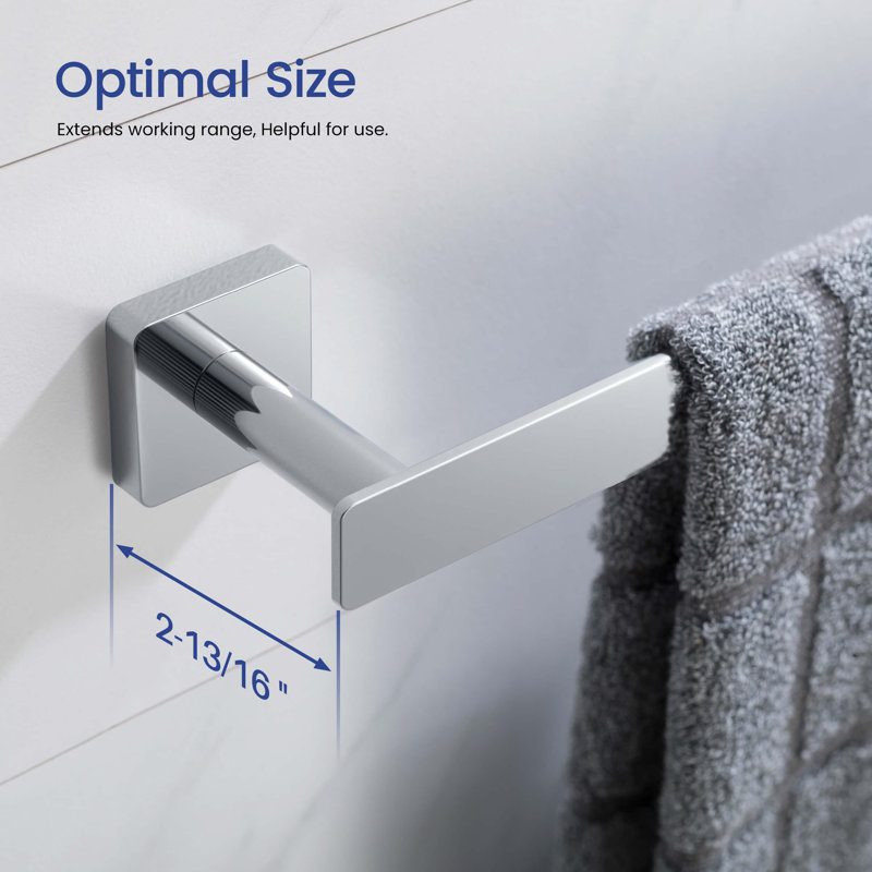 Porte-serviettes mural 19 po Blaze, Chrome