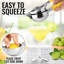 Presse-agrumes et presse-citron manuel en acier inoxydable Zulay Kitchen-50072222