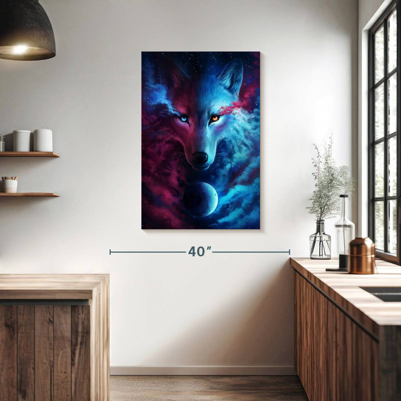 Brampt Where Light And Dark Meet, 39" H x 26" W