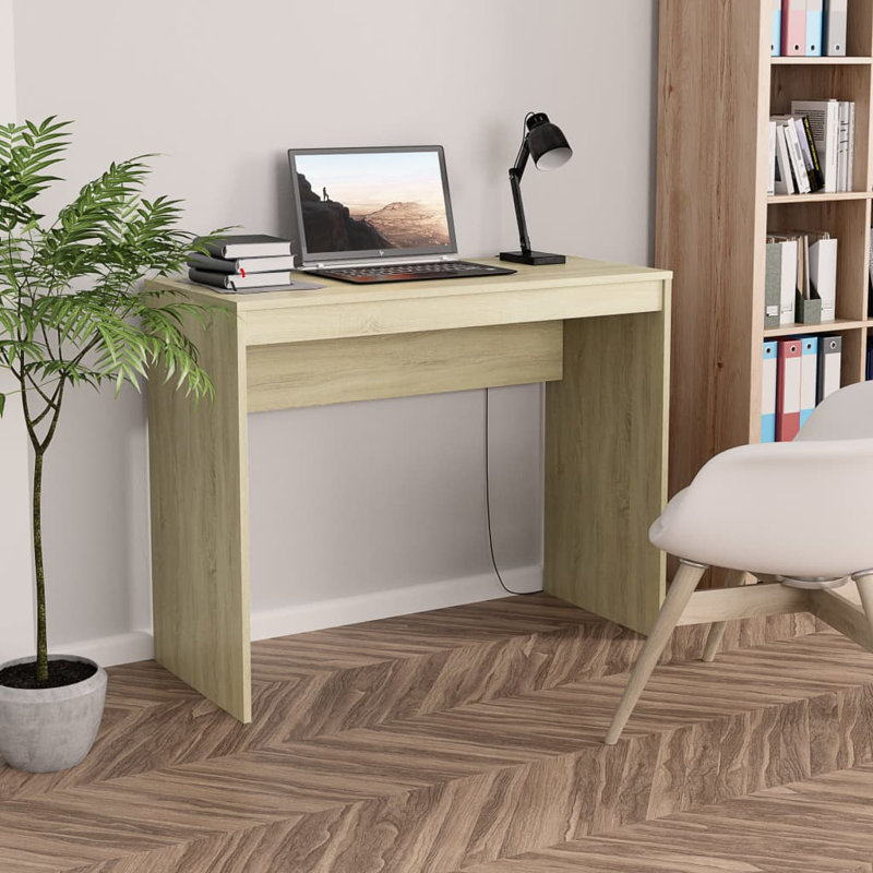 Bureau en bois d'ingénierie Neelam, Chêne sonoma