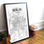 Berlin City Map - No Frame Print-971760571