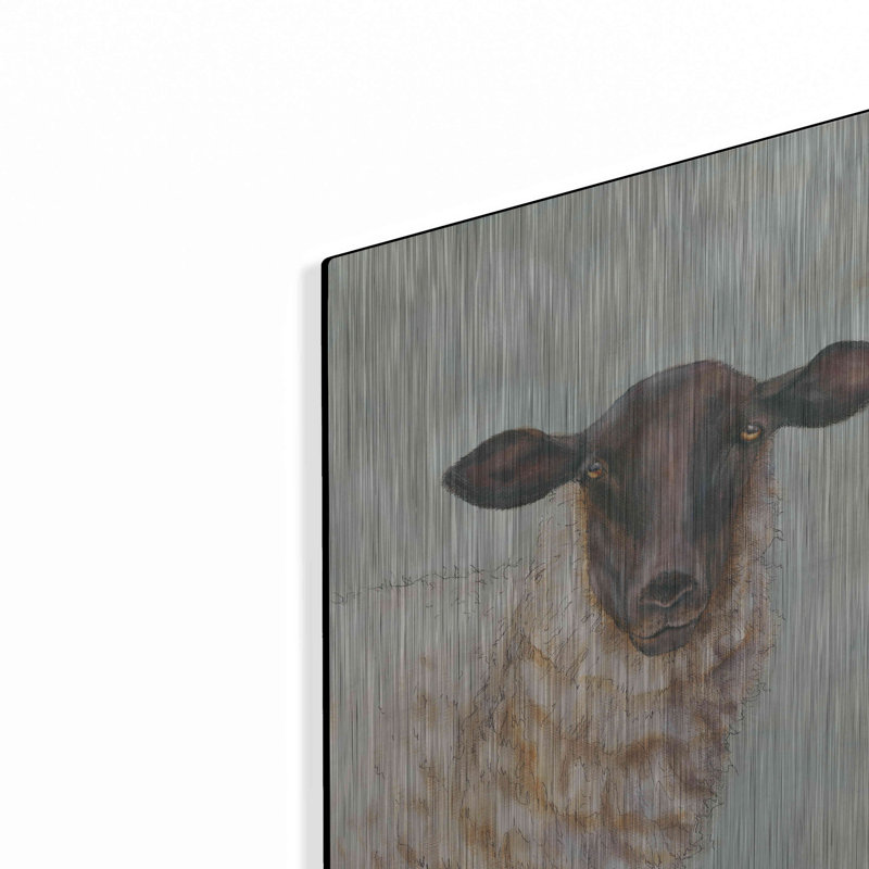 Pam Britton Farm Sheep Acrylic Wall Art, 12" x 16"