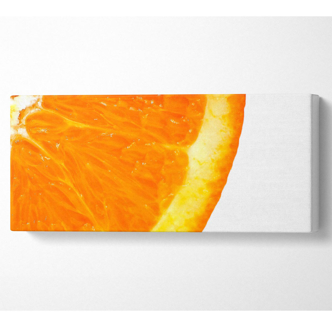 Orange Panoramaleinwand