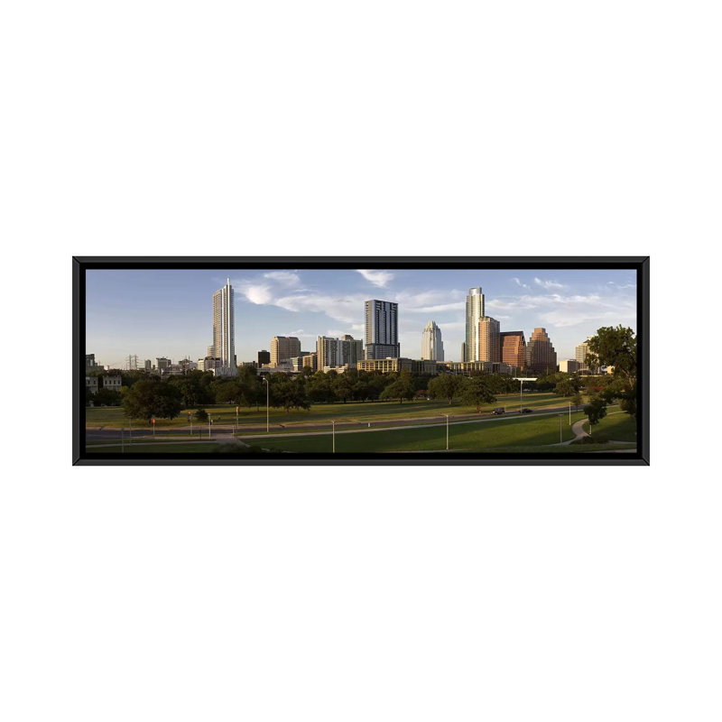 Bâtiments dans une ville, Austin, Travis County, Texas, États-Unis # 2 - reproduction d'art sur toile tendue