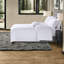 Ensembles de literie de luxe en satin de coton très grand, style brodé de qualité supérieure pour le confort de la maison