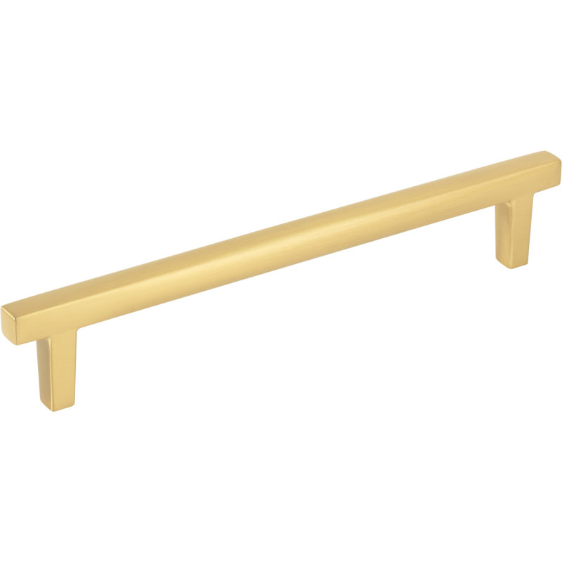 Whitlock Bar Pull, Brushed Gold, 3 3/4"