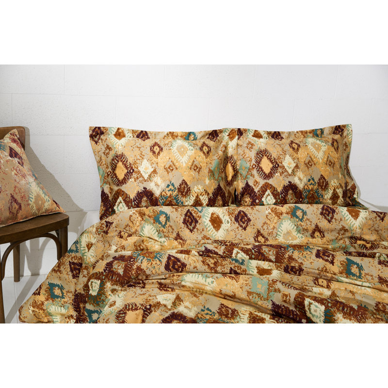 Spike Abstract Duvet Cover Set with Pillowcases, Single (135 x 200cm) Duvet Cover