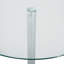 Round Glass Top Metal Base Dining Table
