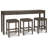 Hartung 3 - Person Four Leg Dining Set