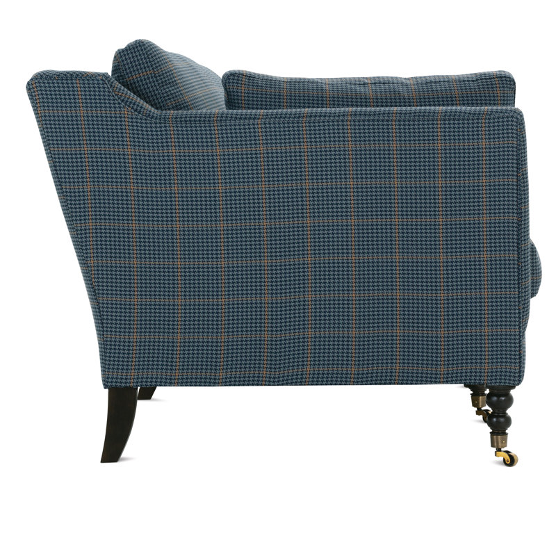 Madeline Sofa, Navy Plaid (15446-56), Chocolate (274594)