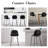 Botyo 26" H Modern Low Back PP Counter Stool with Metal Frame-1935421608-1934564103