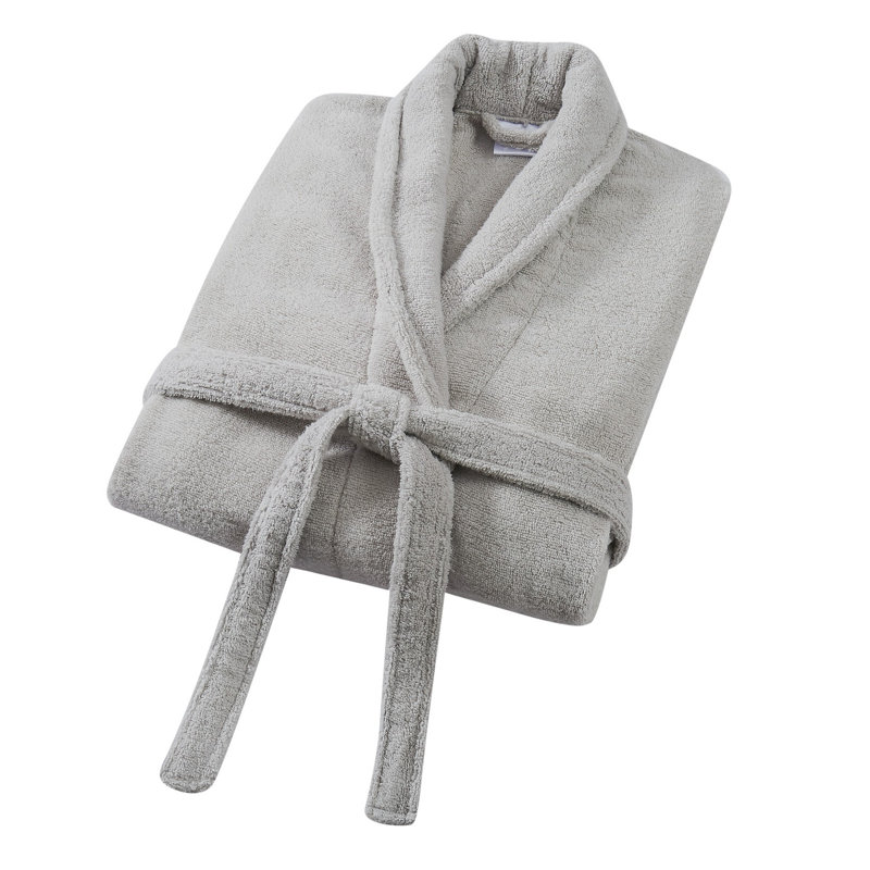 Borghese Roma Luxe Cotton Zero Twist Bath Robe in Small/Medium in Gift Box