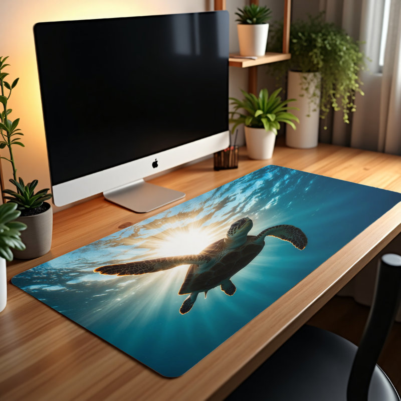 Polyester Desk Pad, 31.5x15.5