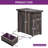 Ardala 24'' H Farmhouse End Table with Power Outlets & Drawer Cabinet
