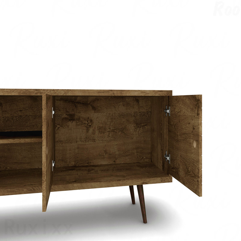 TV Stand, Rustic Brown