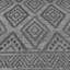 Tapis intérieur / extérieur rectangulaire en polypropylène tissé à plat de couleur marocaine anthracite / gris-1421193239