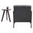 Mid-Century Modern Accent Chair with Durable Rubberwood-120886796-120886794