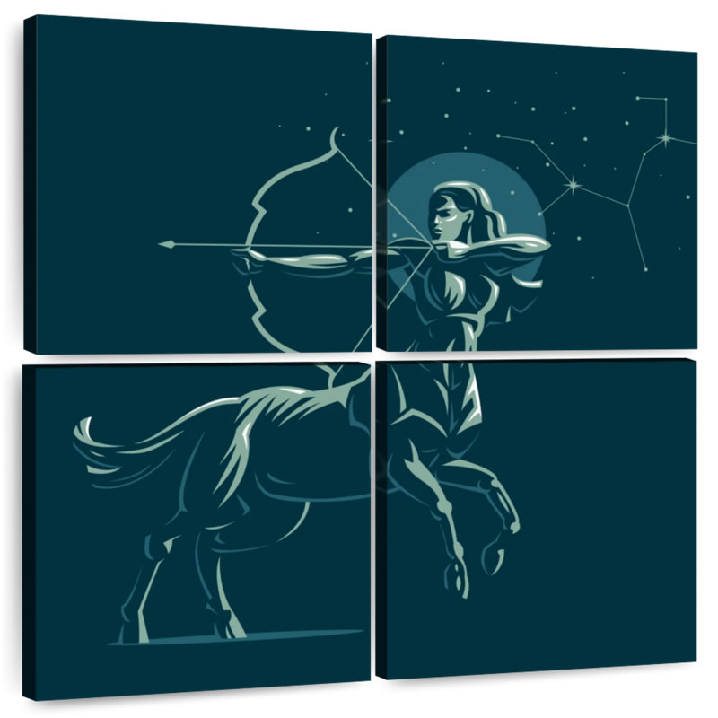 Adella Sagittarius Centaur Constellation, 26" H x 26" W