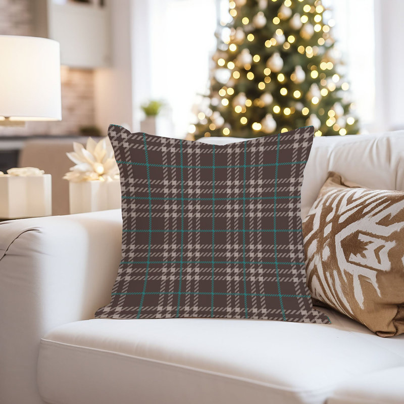 Retro Plaid Pattern IX, 16"H x 16"W