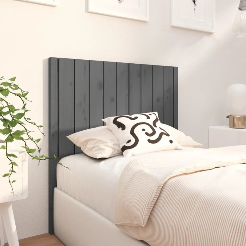 Craiginorne Solid Wood Headboard, Small Single (2'6), Black