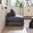 2-In-1 Corduroy Bean Bag Floor Sofa Bed(Set Of 2)-1924702802