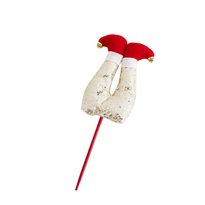 Christmas Fabric Elfs Leg Decorations And Ornaments For Scene Decoration