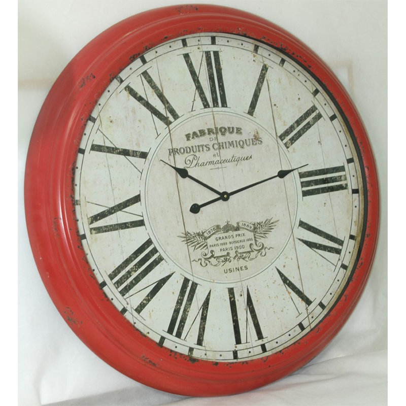 Abancourt Metal Wall Clock