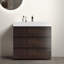 Meuble-lavabo autoportant de 36 po avec évier, grand meuble-lavabo autoportant pour salle de bain moderne, lavabo une pièce sans drain ni robinet, pré-assemblé-107238836-107238833