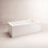 Aqua Eden 60" Rectangular Alcove Bathtub