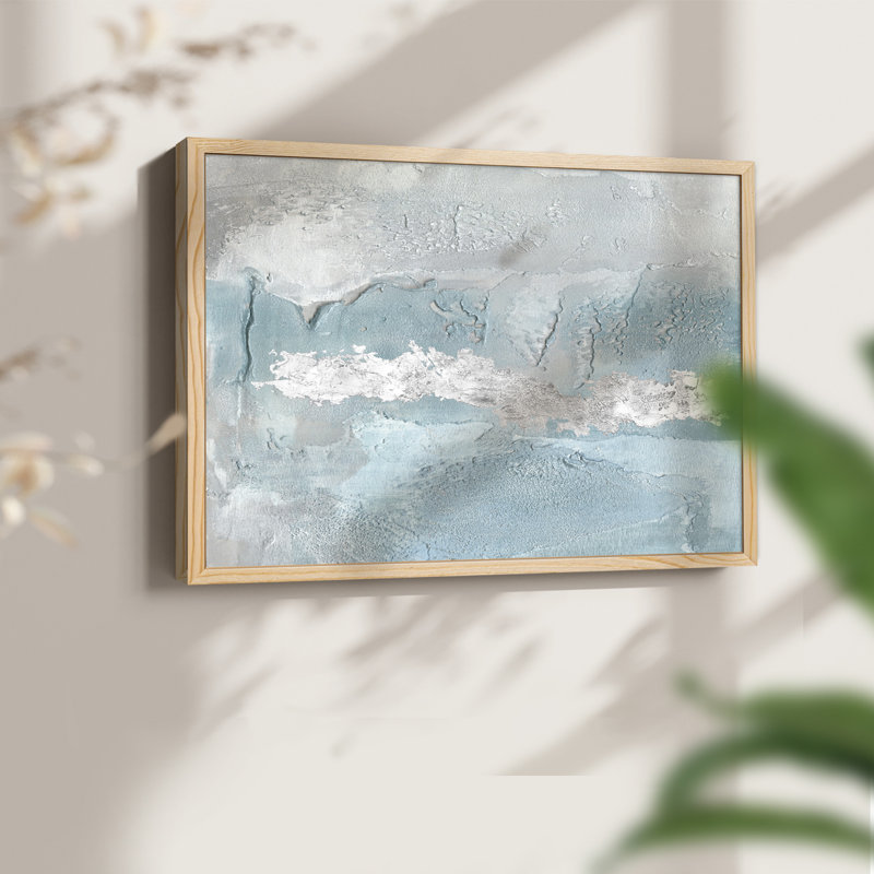 Blue Mist II - Reproduction encadrée - Restickable, H 8 po x l 10 po, Naturel