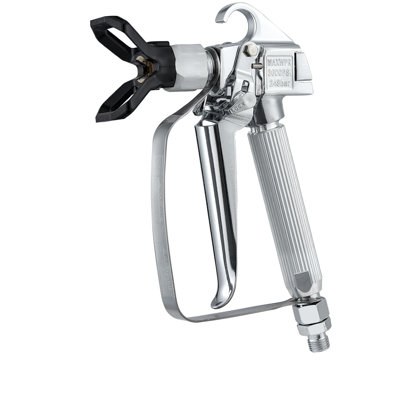 Airless Paint Spray Gun, 3600PSI High Pressure Airless Paint Sprayer Gun with 5 Tips, 211, 315, 417, 517, 623, Swivel Joint Airless Spray Gun Kit with Filters, Cleaning Needle and Brush
