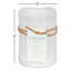 Wavy Top LED Unscented Wavy Top Wax LED Candle