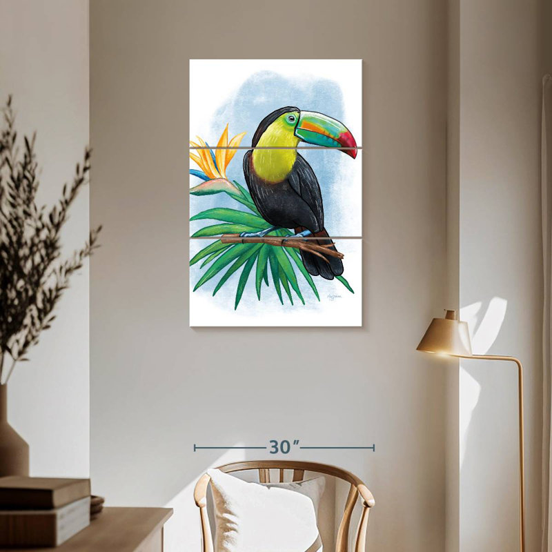 Brampt Tropical Flair I, 57" H x 36" W