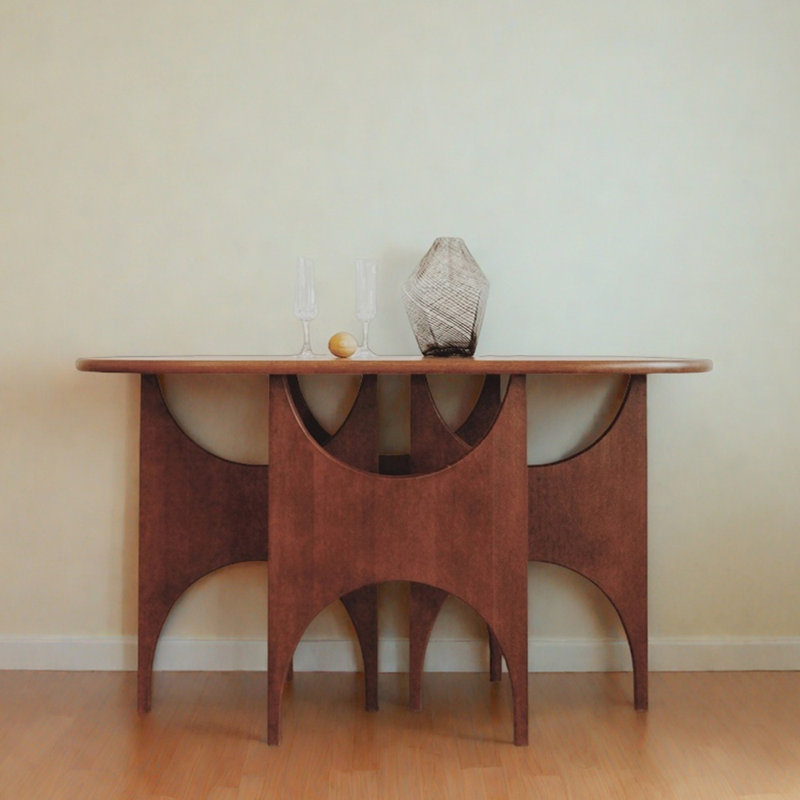 Console Mid-Century, H 27,6 po x l 63 po x P 13,8 po