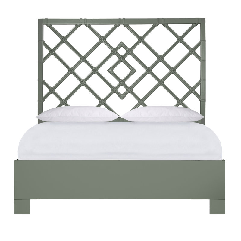 Darien Bed, Queen, Evergreen