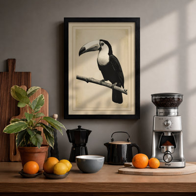 Toucan In Profile Minimalist - Print