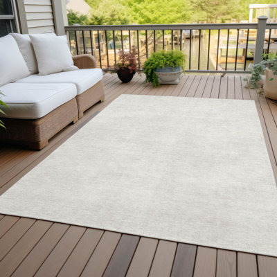 Tapis ivoire intérieur / extérieur Orlena 