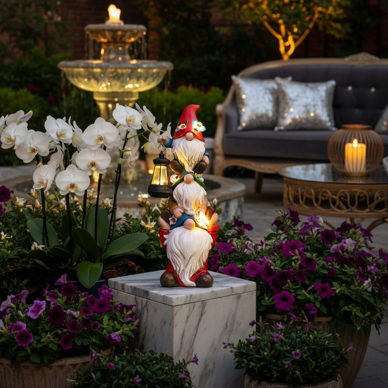 Gnomes Weather Resistant Resin Garden Statue