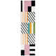 Tripoli Handmade Wool Ivory/Black/Pink Rug