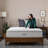 Lucid 2" Bamboo Charcoal and Gel Memory Foam Mattress Topper with cover - Twin XL-117393677-97749680