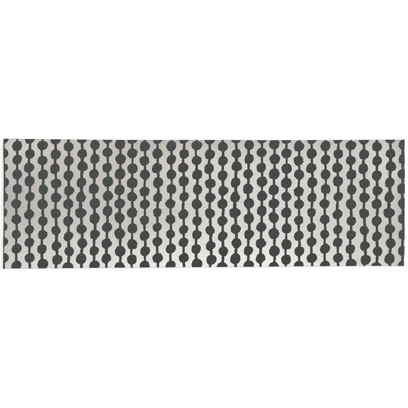 Dot Tied Non-Slip Outdoor Rug, Runner 2'6" x 8'