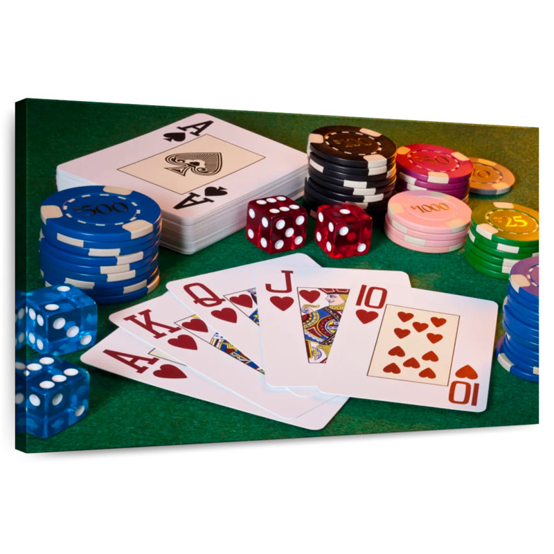 Senne Winning Royal Flush, H 16 po x l 24 po