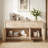 Modern 59" Buffet Table With Metal Handles-1368721288
