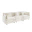 Canapé modulaire en chenille blanc 3 places avec coussins décoratifs Mid-Century-1991889326-1991889332