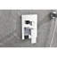 Système de douche pour salle de bain - Robinet mural en laiton blanc avec matériau de luxe autonettoyant